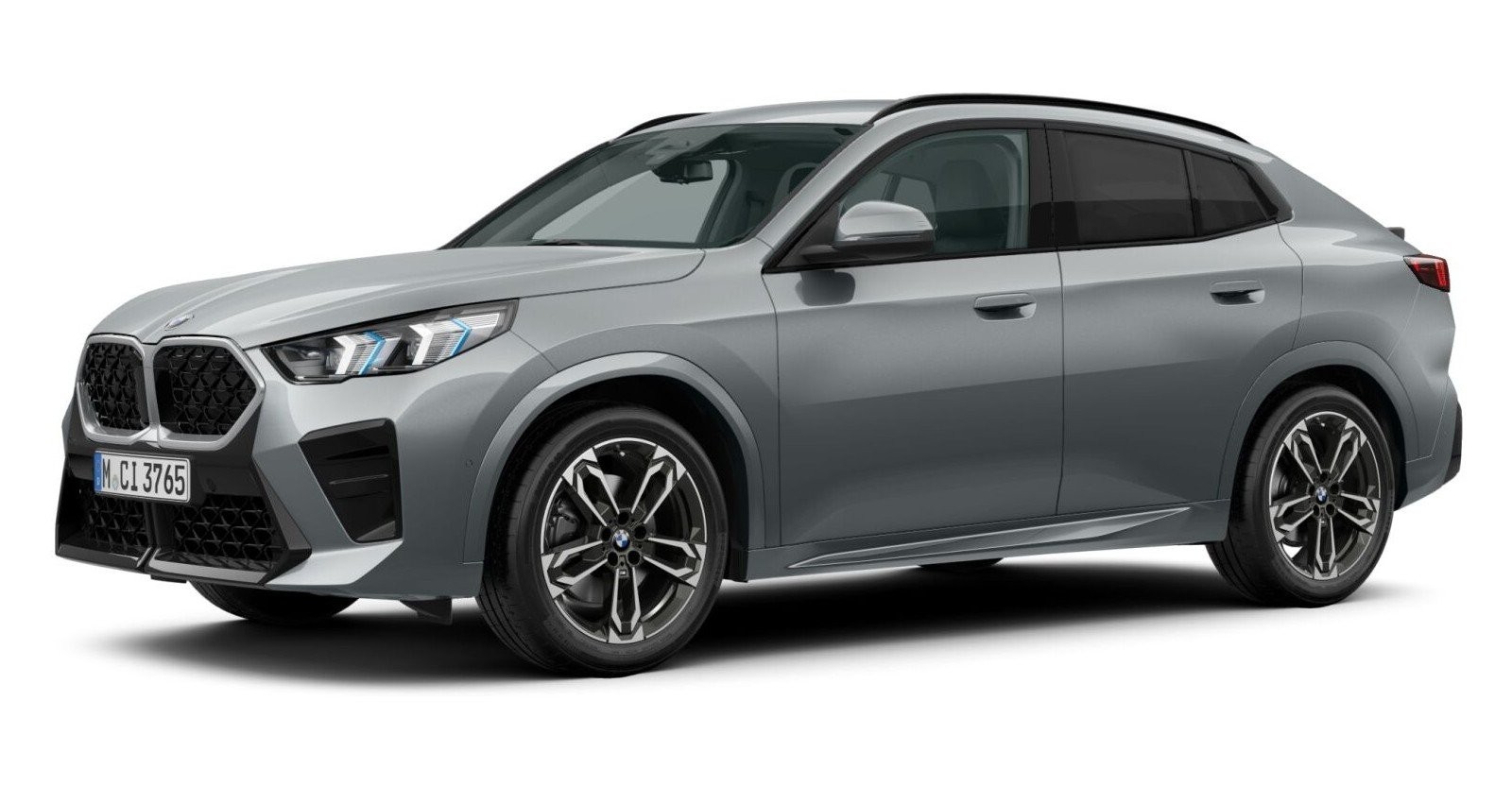 BMW X2 sDrive20i in Grau von vorne BMW X2 sDrive20i in Grau von vorne