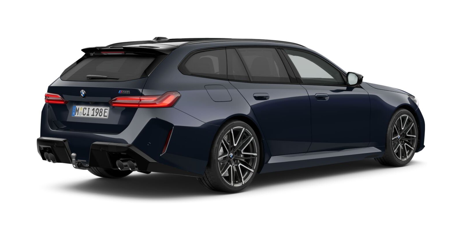BMW BMW M in Schwarz von hinten BMW BMW M in Schwarz von hinten
