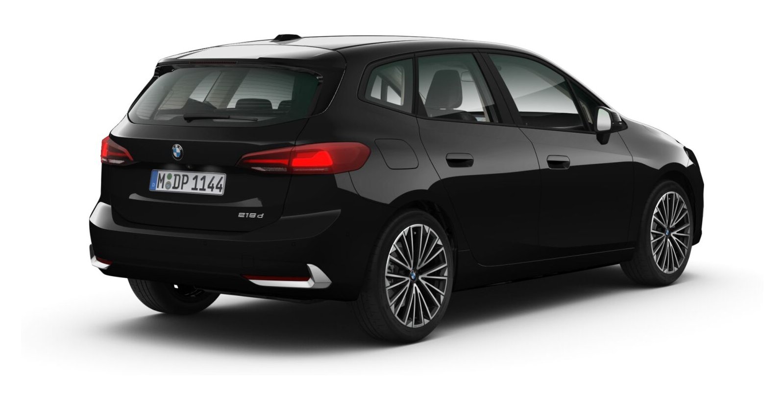 BMW BMW 2er in Schwarz von hinten BMW BMW 2er in Schwarz von hinten