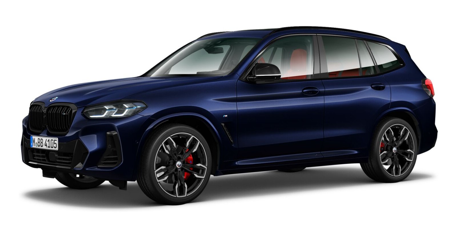 BMW BMW X in Blau von vorne BMW BMW X in Blau von vorne