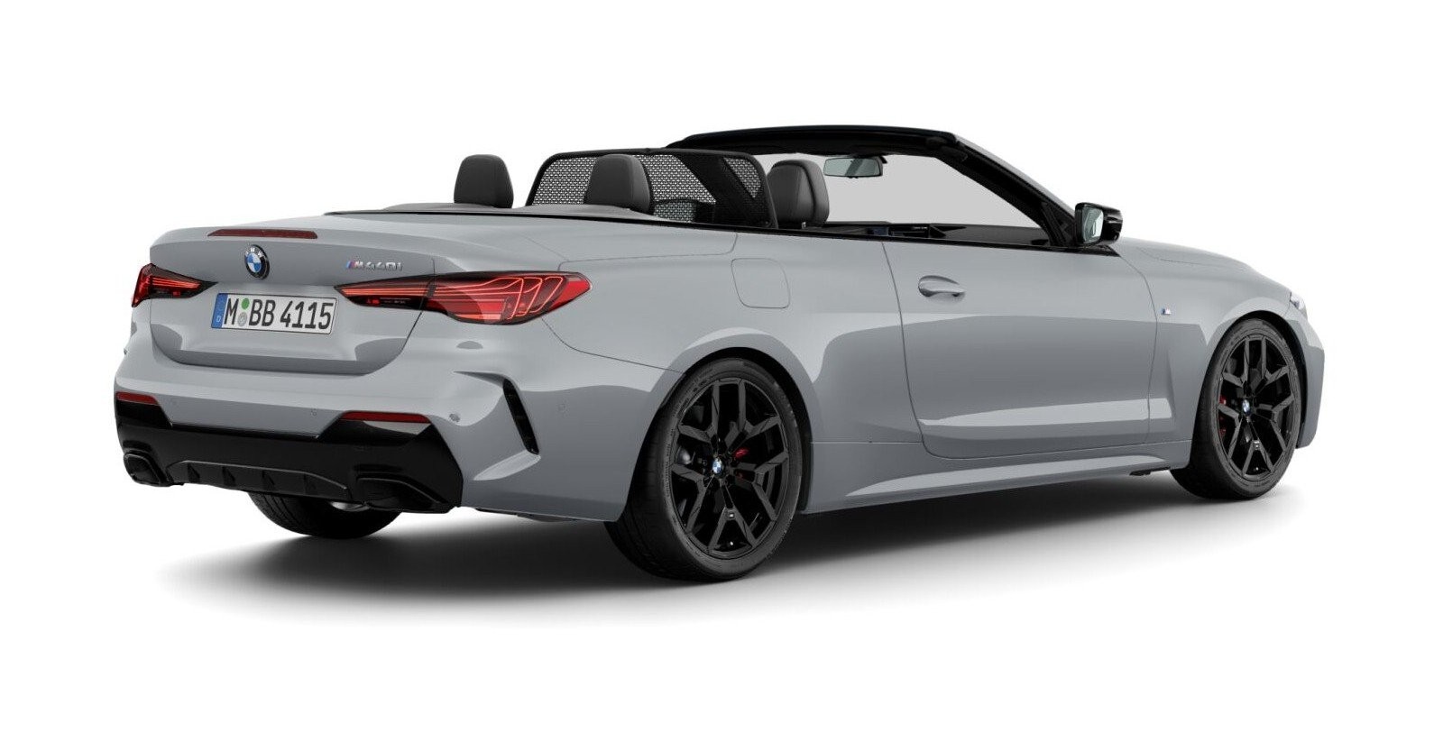 BMW BMW 4er in Grau von hinten BMW BMW 4er in Grau von hinten