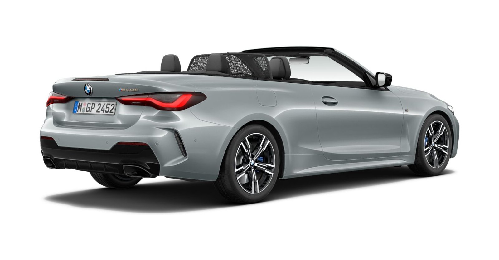 BMW BMW 4er in Grau von hinten BMW BMW 4er in Grau von hinten