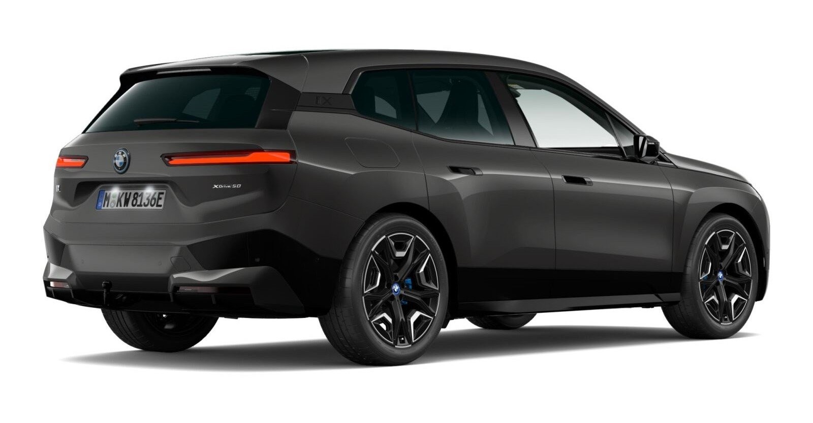 BMW BMW I in Grau von hinten BMW BMW I in Grau von hinten