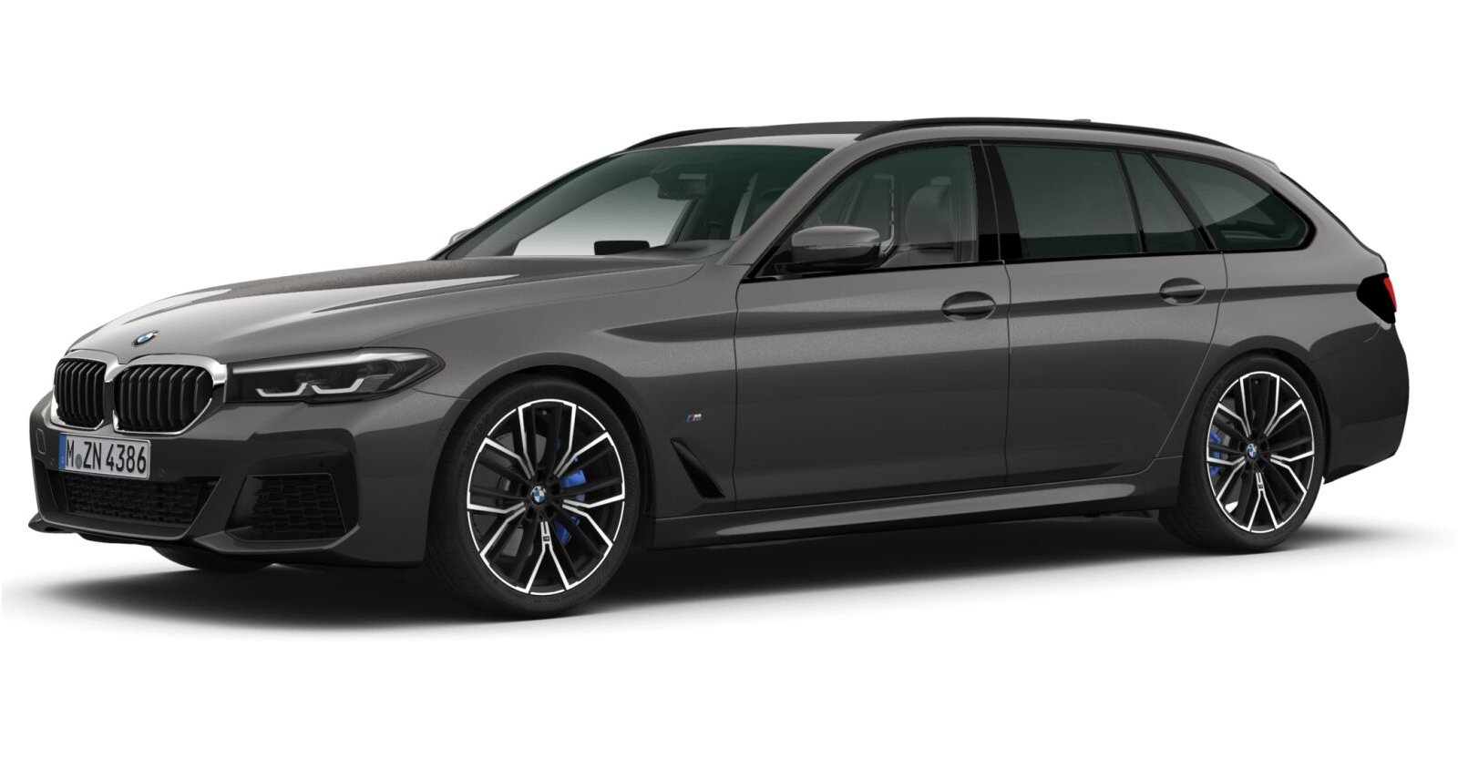 BMW BMW 5er in Grau von vorne BMW BMW 5er in Grau von vorne