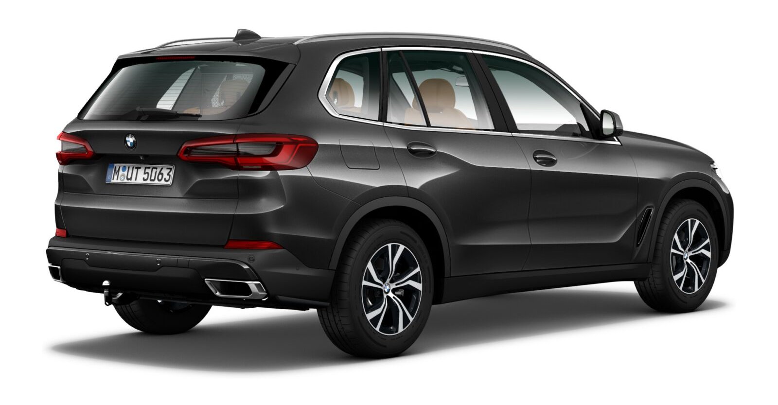 BMW BMW X in Grau von hinten BMW BMW X in Grau von hinten