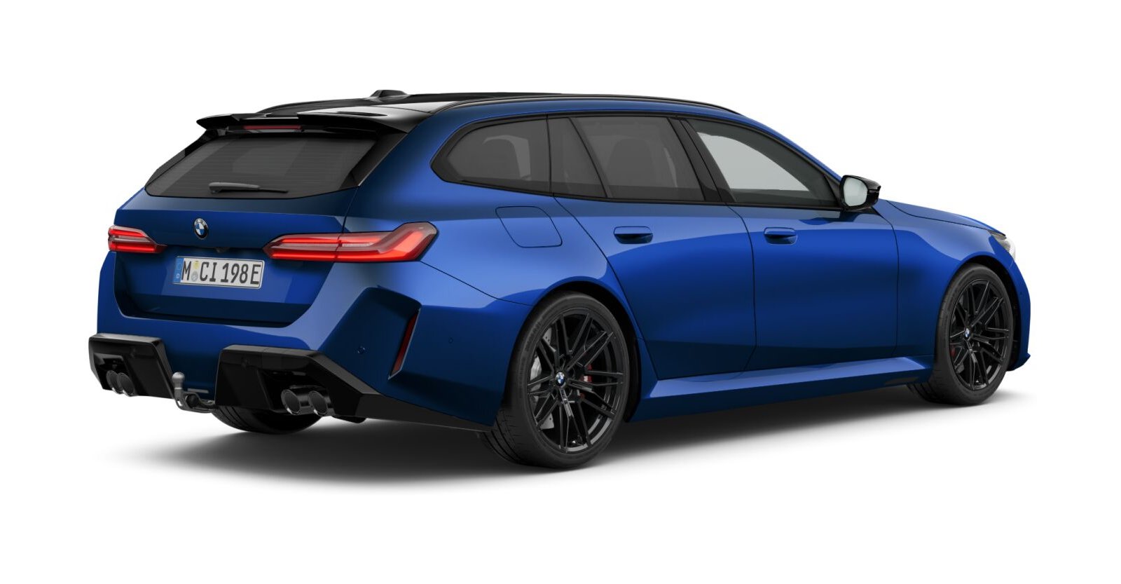 BMW BMW M in Blau von hinten BMW BMW M in Blau von hinten