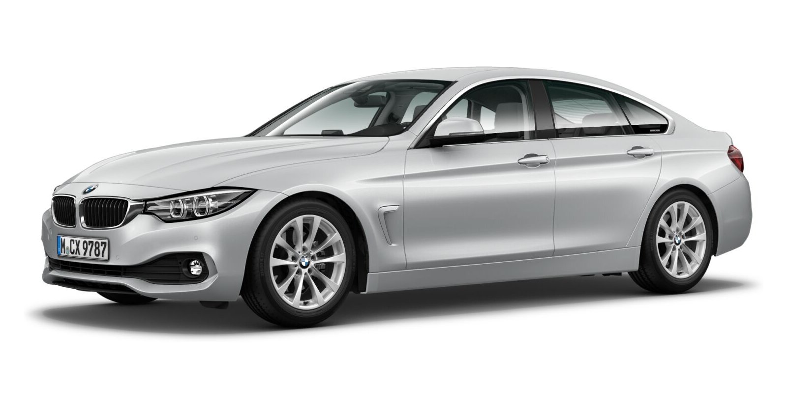 BMW BMW 4er in Silber von vorne BMW BMW 4er in Silber von vorne