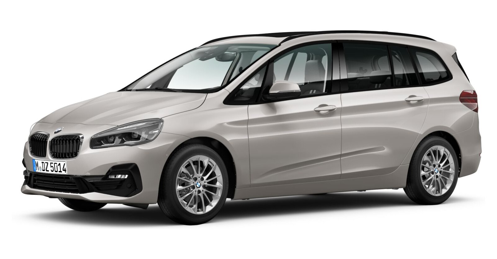 BMW BMW 2er in Silber von vorne BMW BMW 2er in Silber von vorne