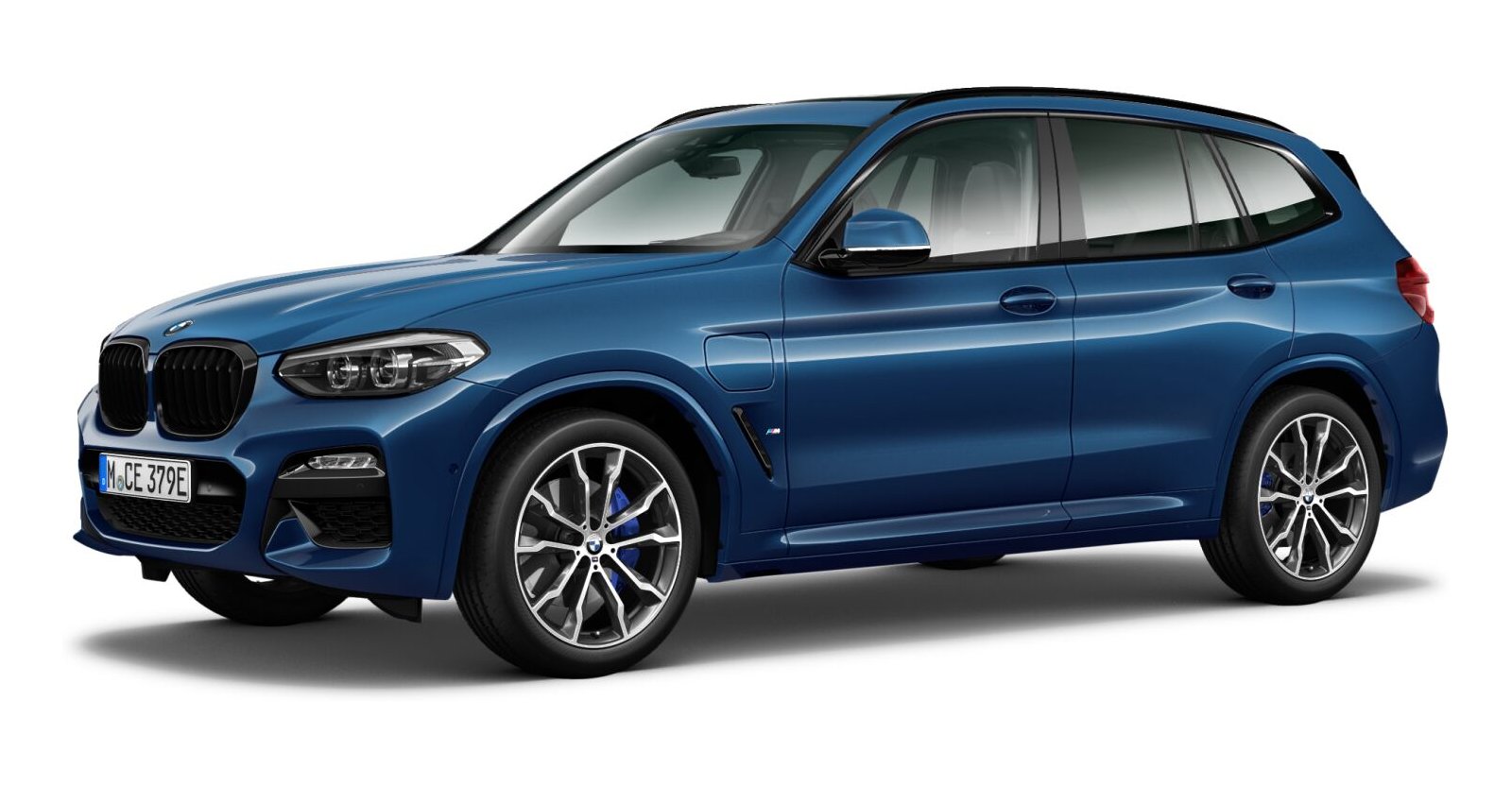 BMW BMW X in Blau von vorne BMW BMW X in Blau von vorne