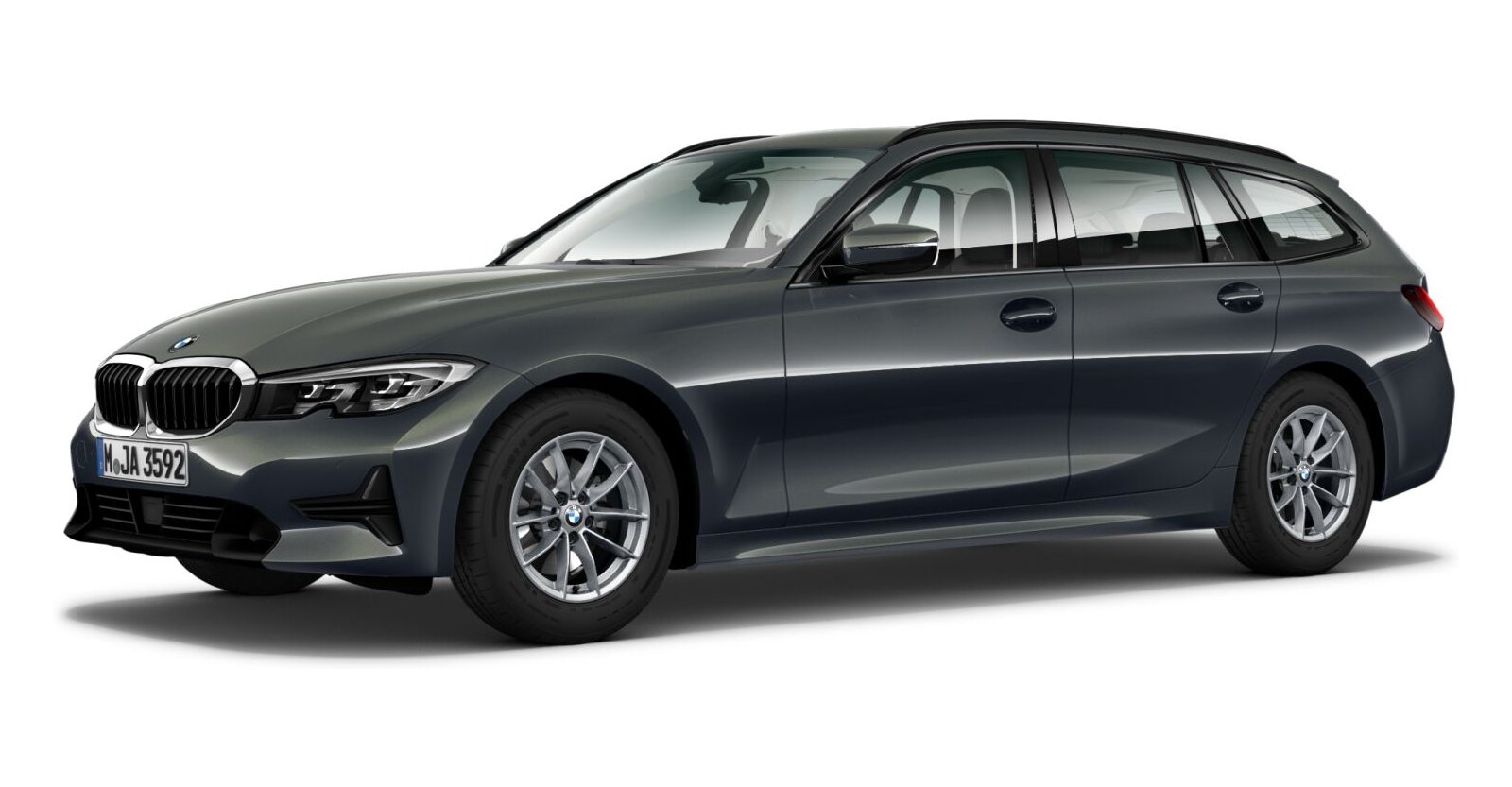 BMW BMW 3er in Grau von vorne BMW BMW 3er in Grau von vorne