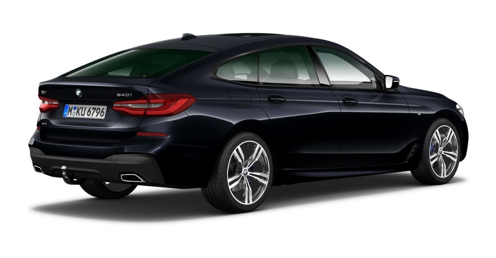 BMW BMW 6er in Schwarz von hinten BMW BMW 6er in Schwarz von hinten