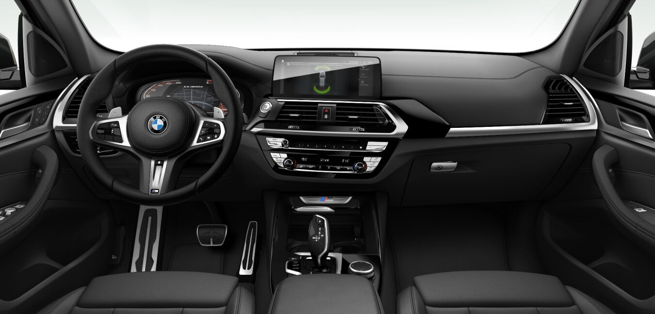 BMW BMW X im Innenraum von vorne