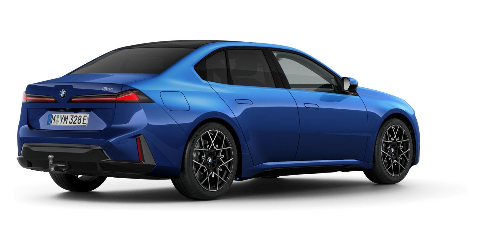 BMW BMW I in Blau von hinten BMW BMW I in Blau von hinten