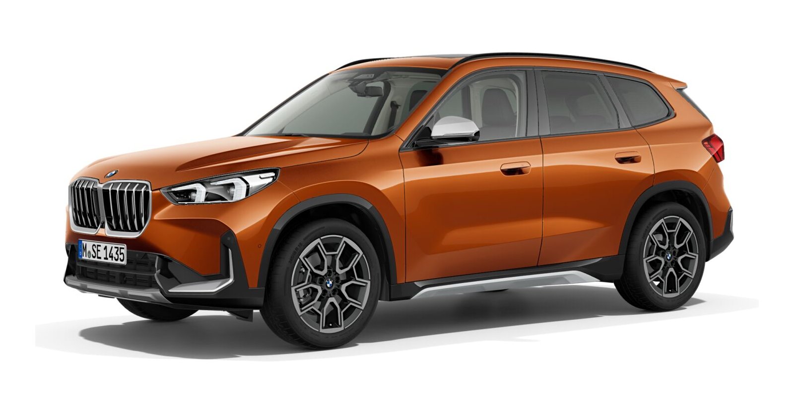 BMW BMW X in Orange von vorne BMW BMW X in Orange von vorne