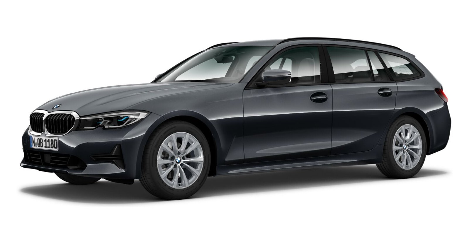 BMW BMW 3er in Grau von vorne BMW BMW 3er in Grau von vorne