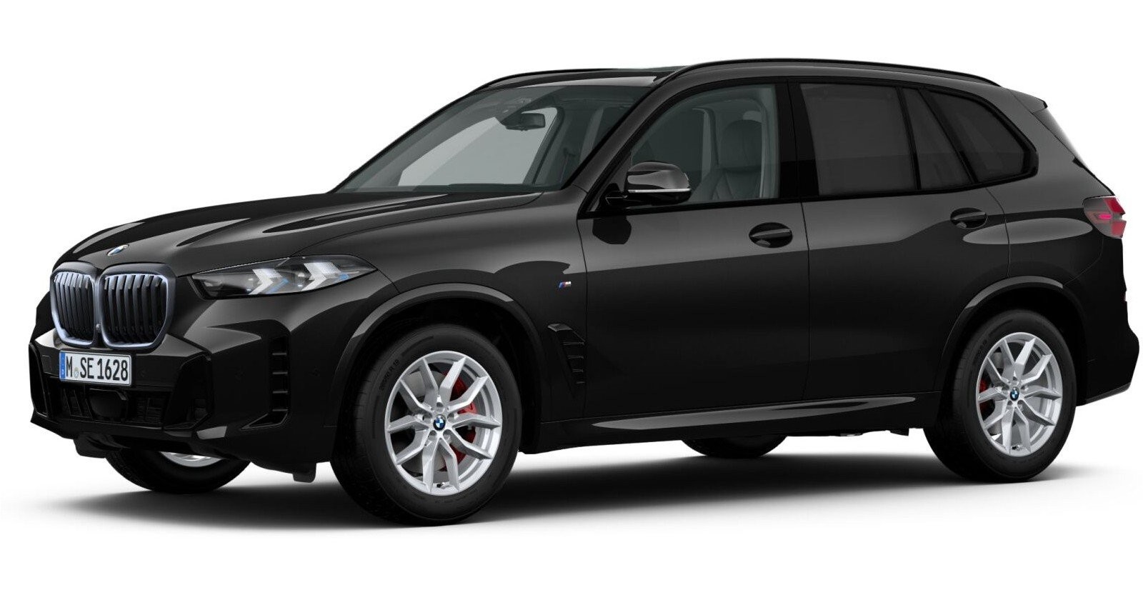 BMW X5 xDrive30d in Schwarz von vorne