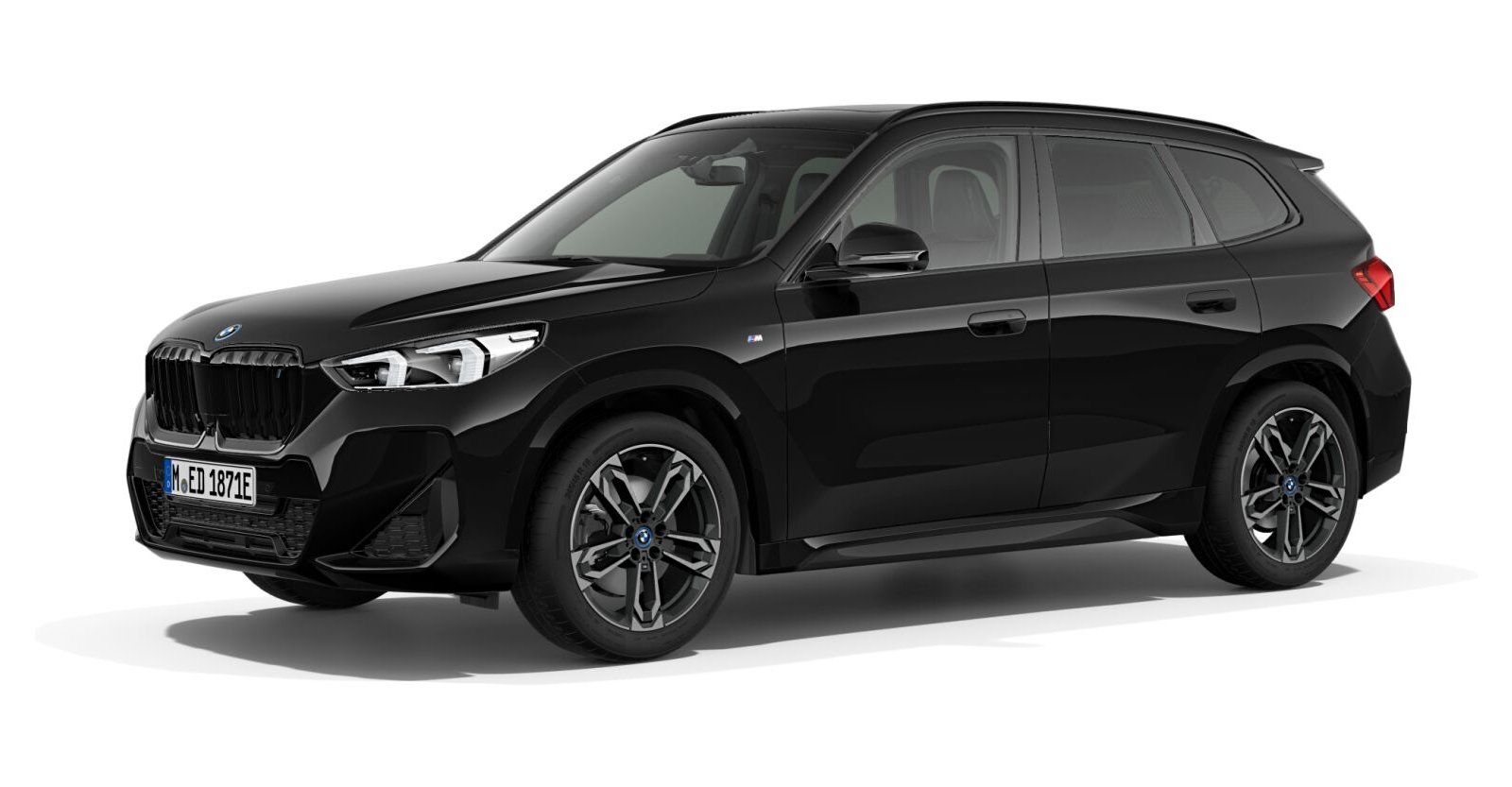 BMW BMW I in Schwarz von vorne BMW BMW I in Schwarz von vorne