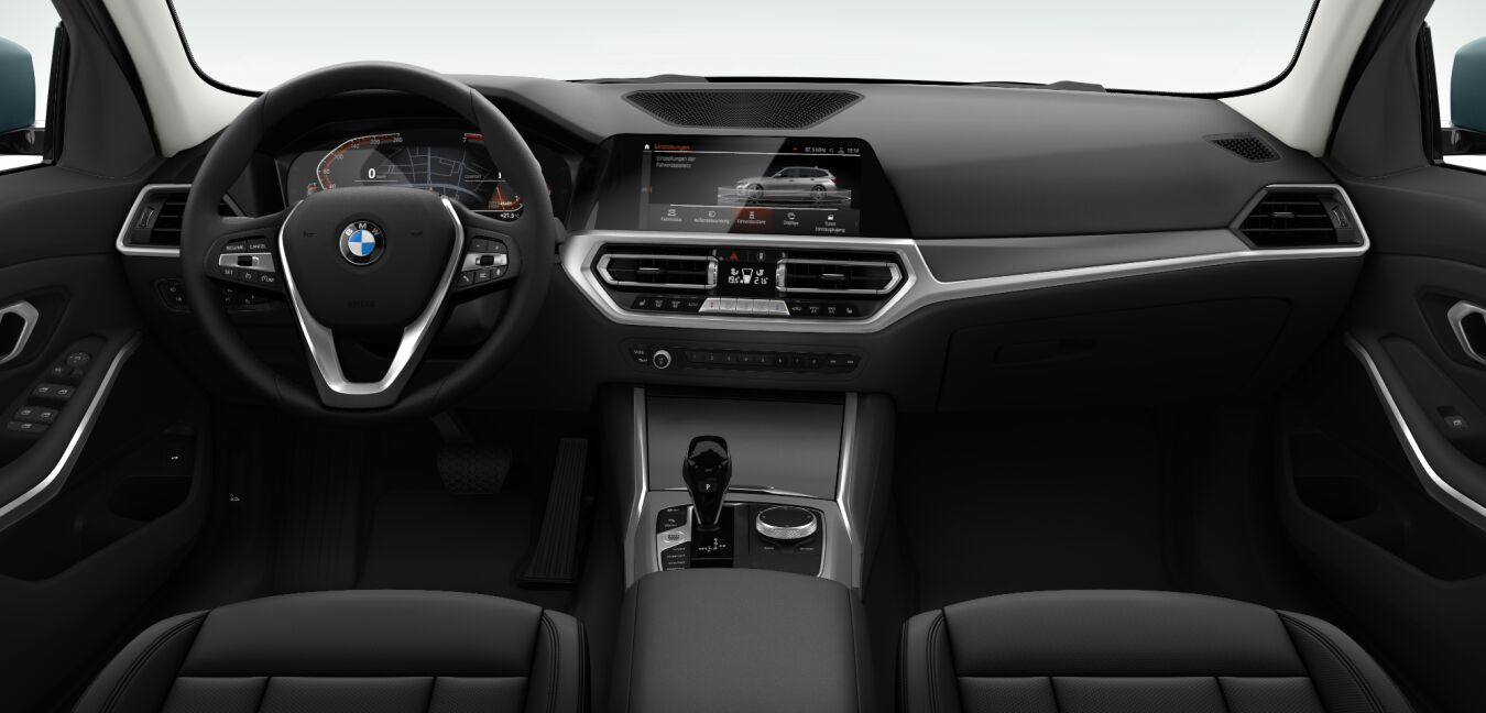 BMW BMW 3er im Innenraum von vorne BMW BMW 3er im Innenraum von vorne