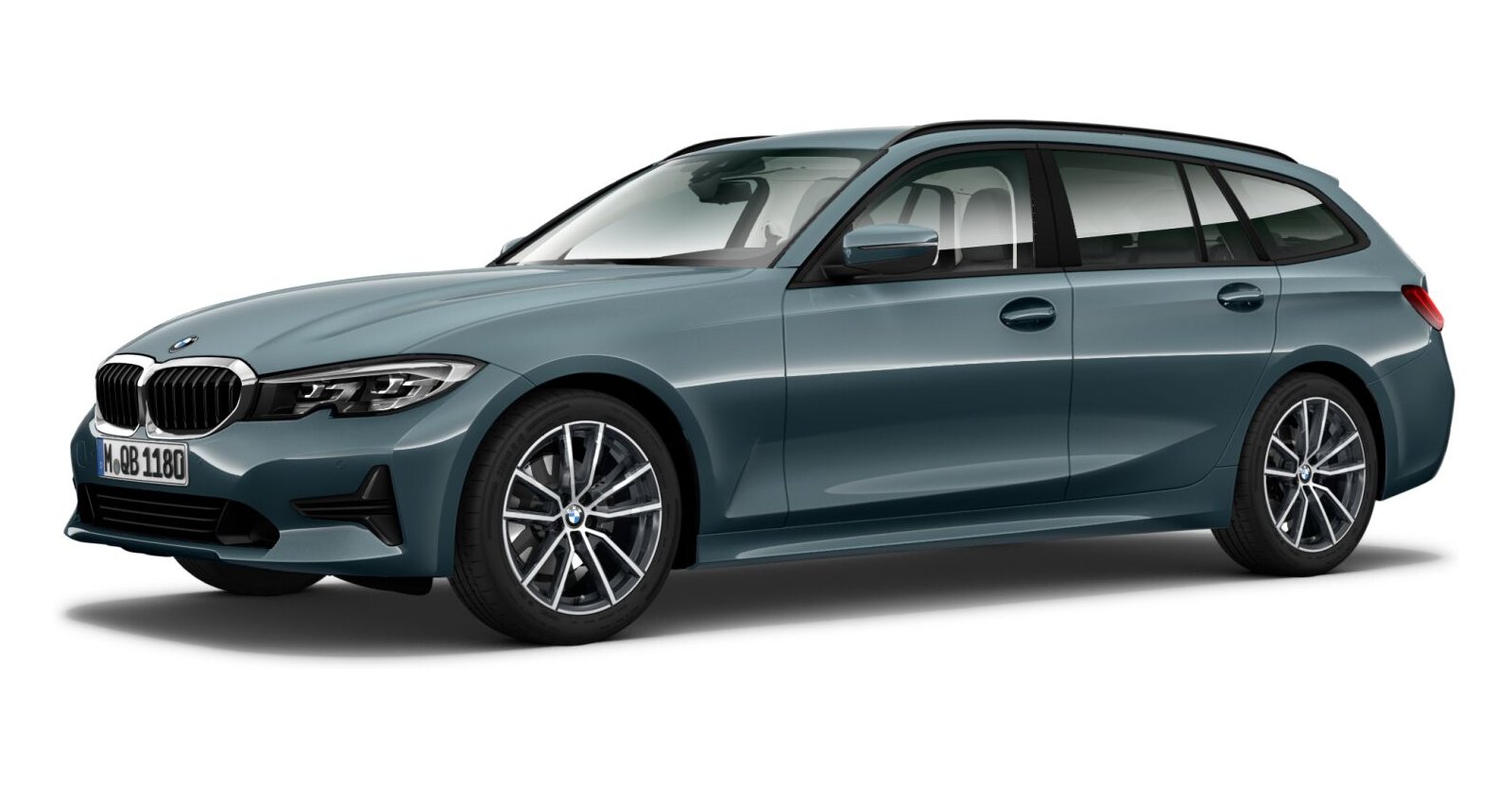 BMW BMW 3er in Blau von vorne BMW BMW 3er in Blau von vorne