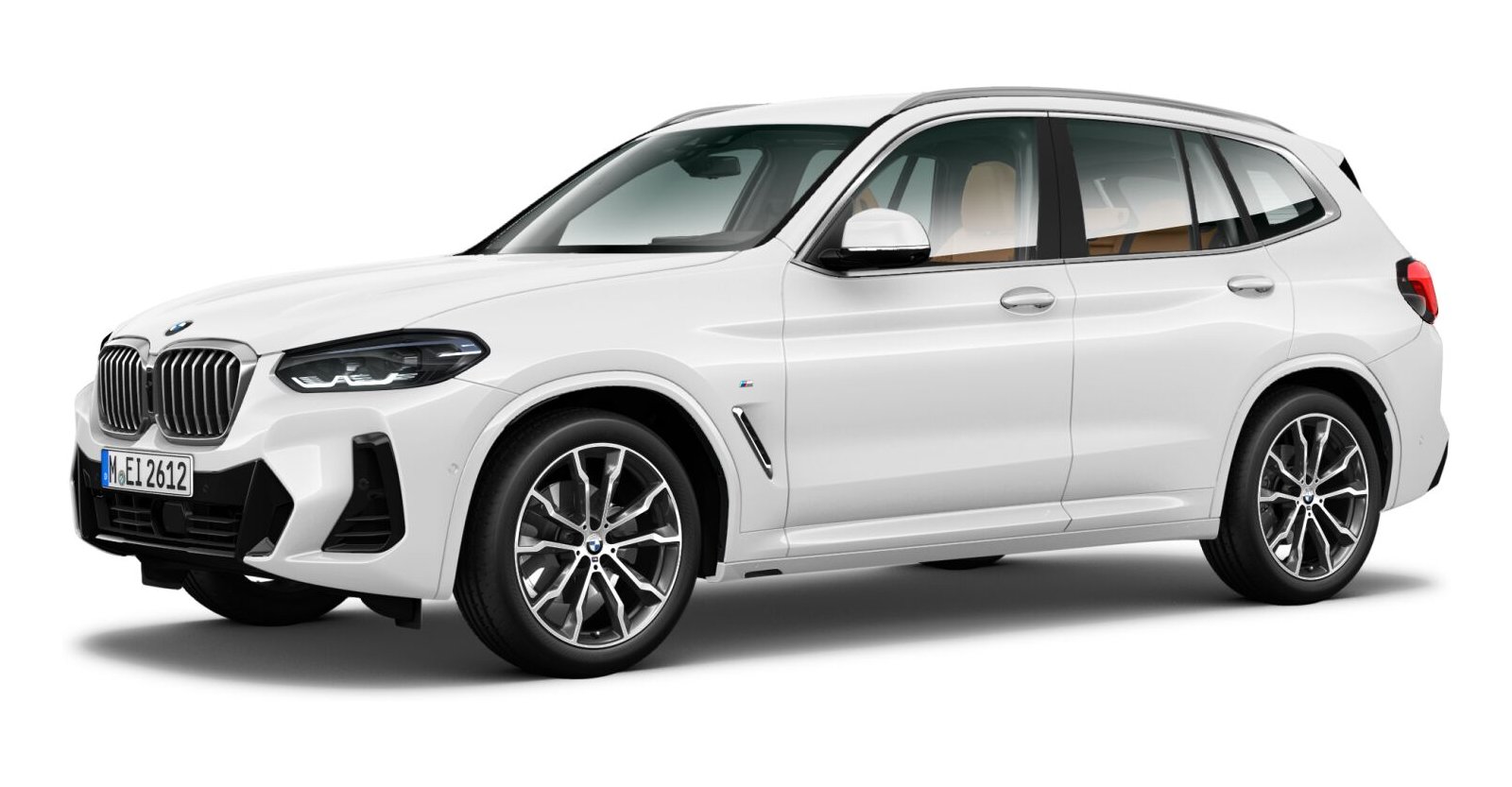 BMW BMW X in Weiß von vorne BMW BMW X in Weiß von vorne