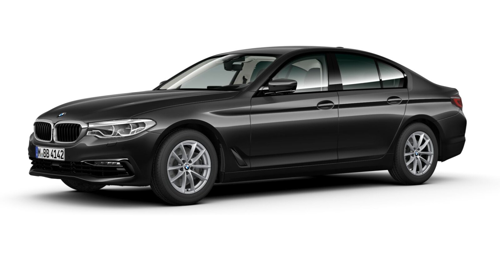 BMW BMW 5er in Grau von vorne BMW BMW 5er in Grau von vorne