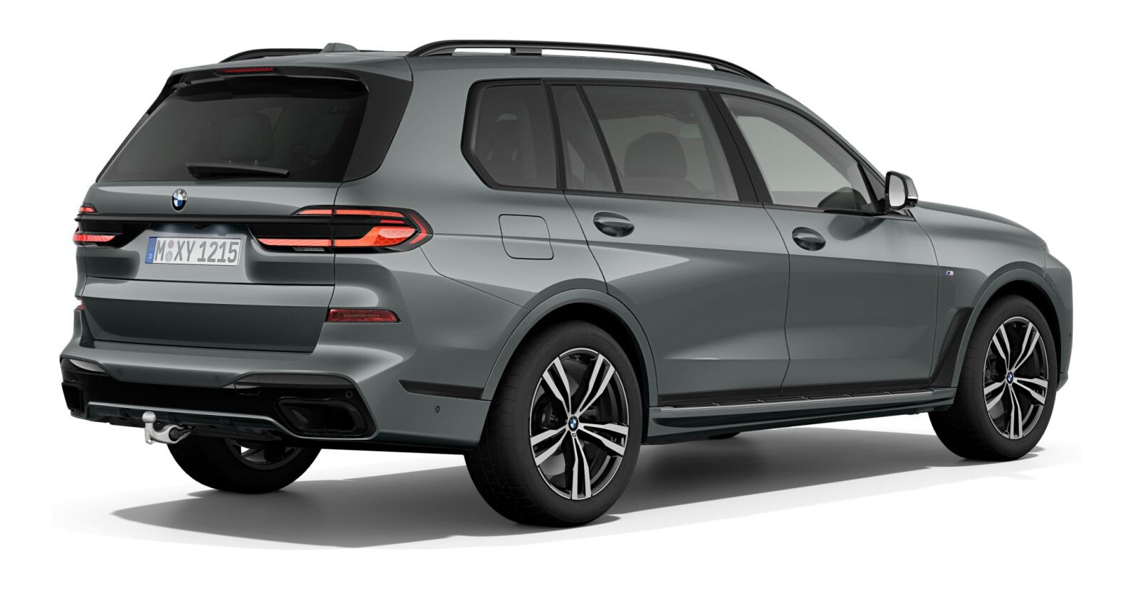 BMW BMW X in Grau von hinten BMW BMW X in Grau von hinten