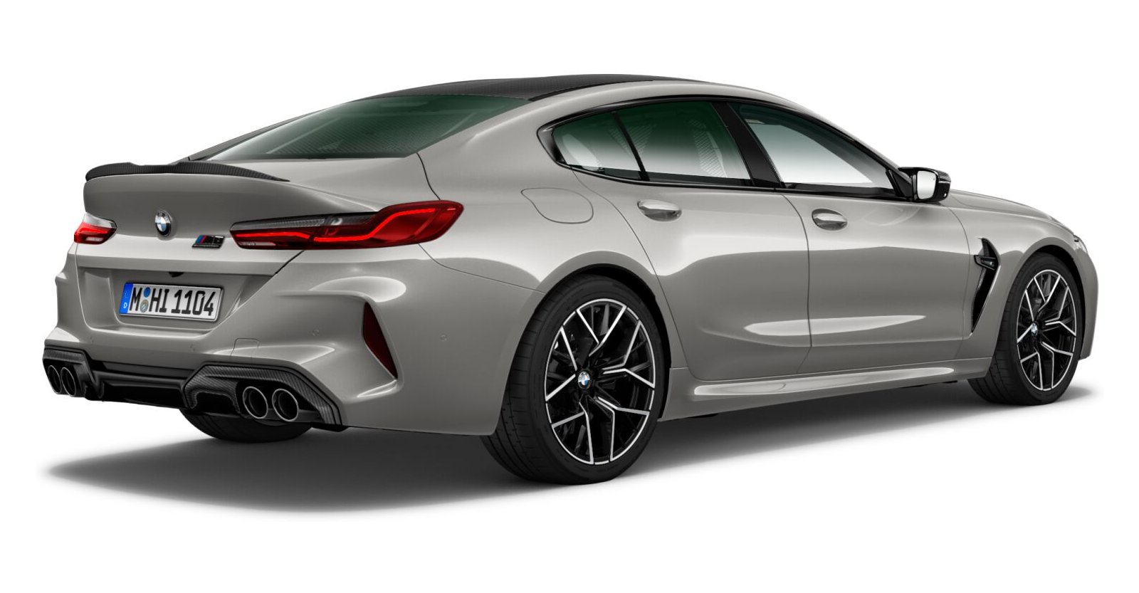 BMW BMW M in Grau von hinten BMW BMW M in Grau von hinten
