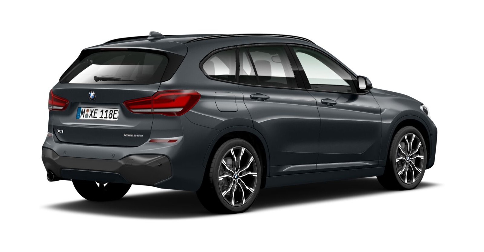 BMW BMW X in Grau von hinten BMW BMW X in Grau von hinten