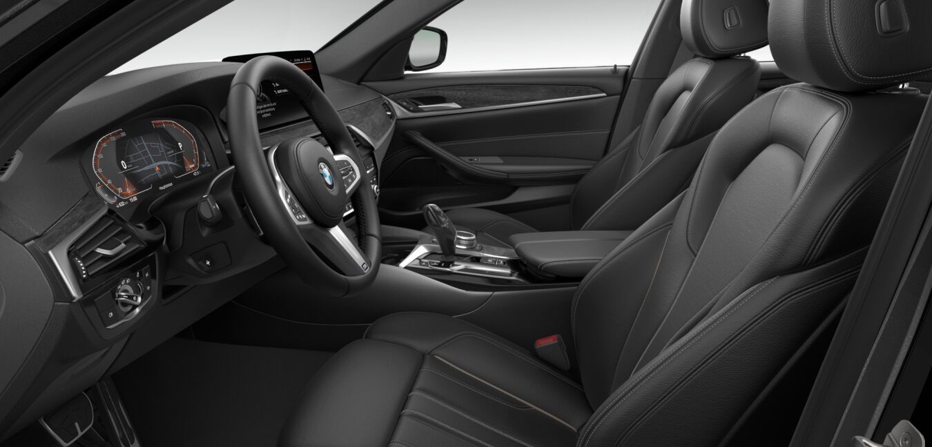 BMW BMW 5er im Innenraum seitlich BMW BMW 5er im Innenraum seitlich