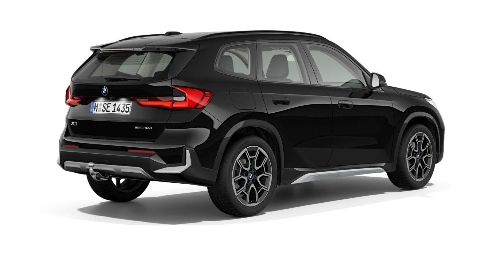 BMW BMW X in Schwarz von hinten BMW BMW X in Schwarz von hinten