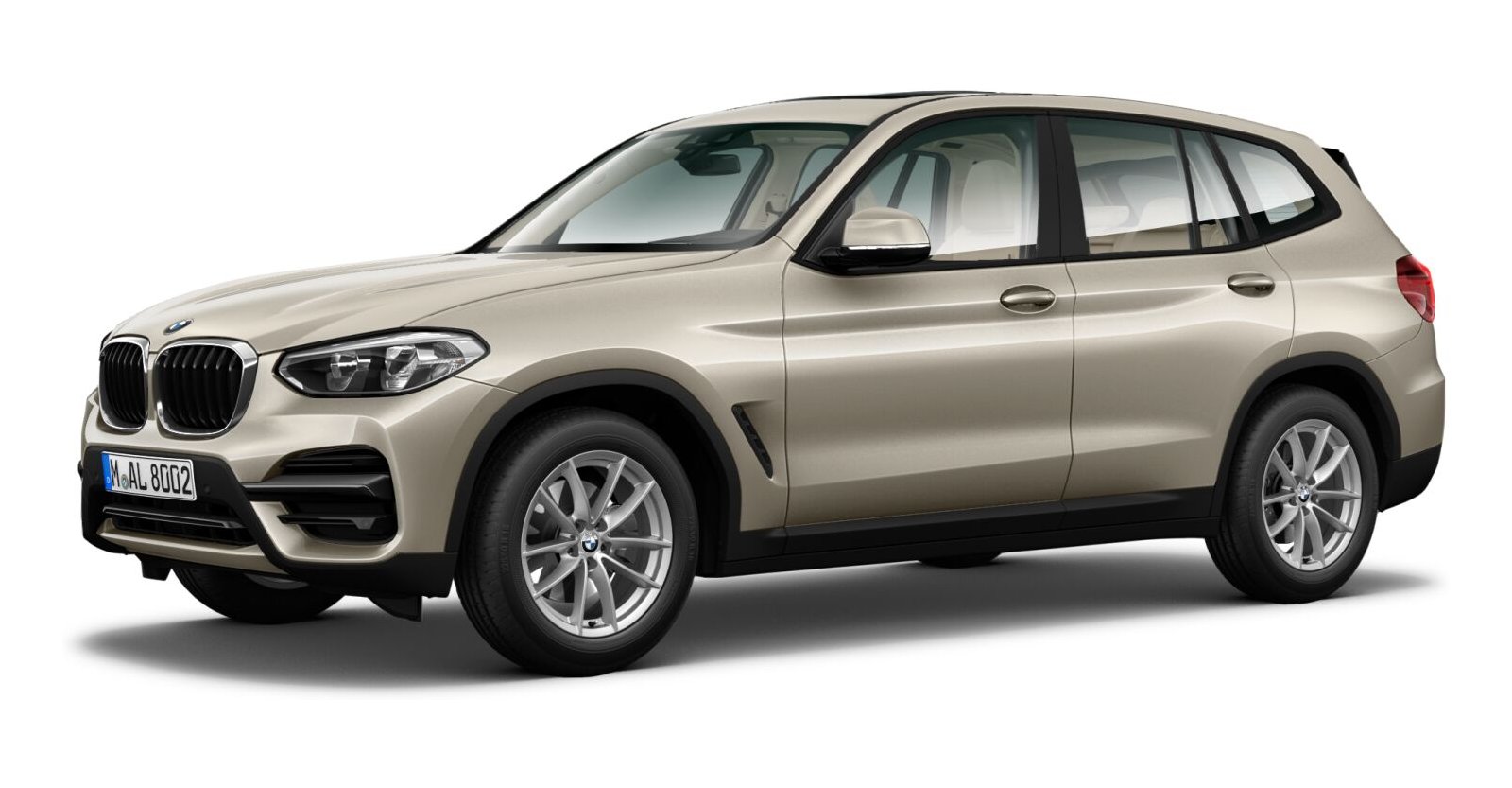 BMW BMW X in Gelb von vorne BMW BMW X in Gelb von vorne