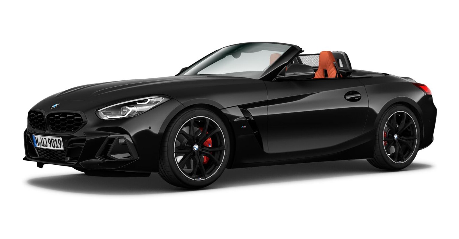 BMW Z4 sDrive30i in Schwarz von vorne