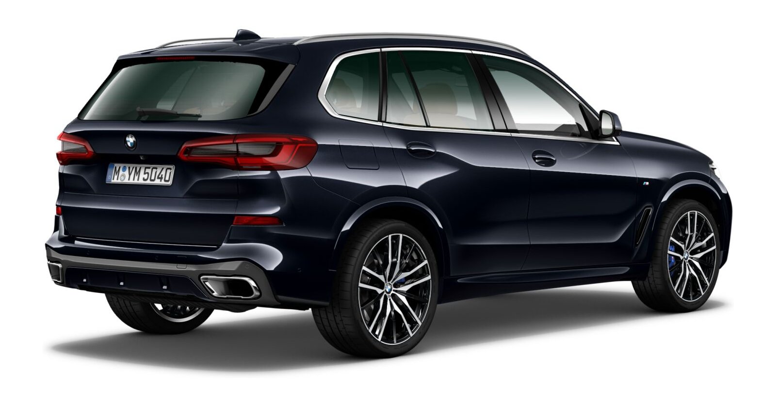 BMW BMW X in Schwarz von hinten BMW BMW X in Schwarz von hinten