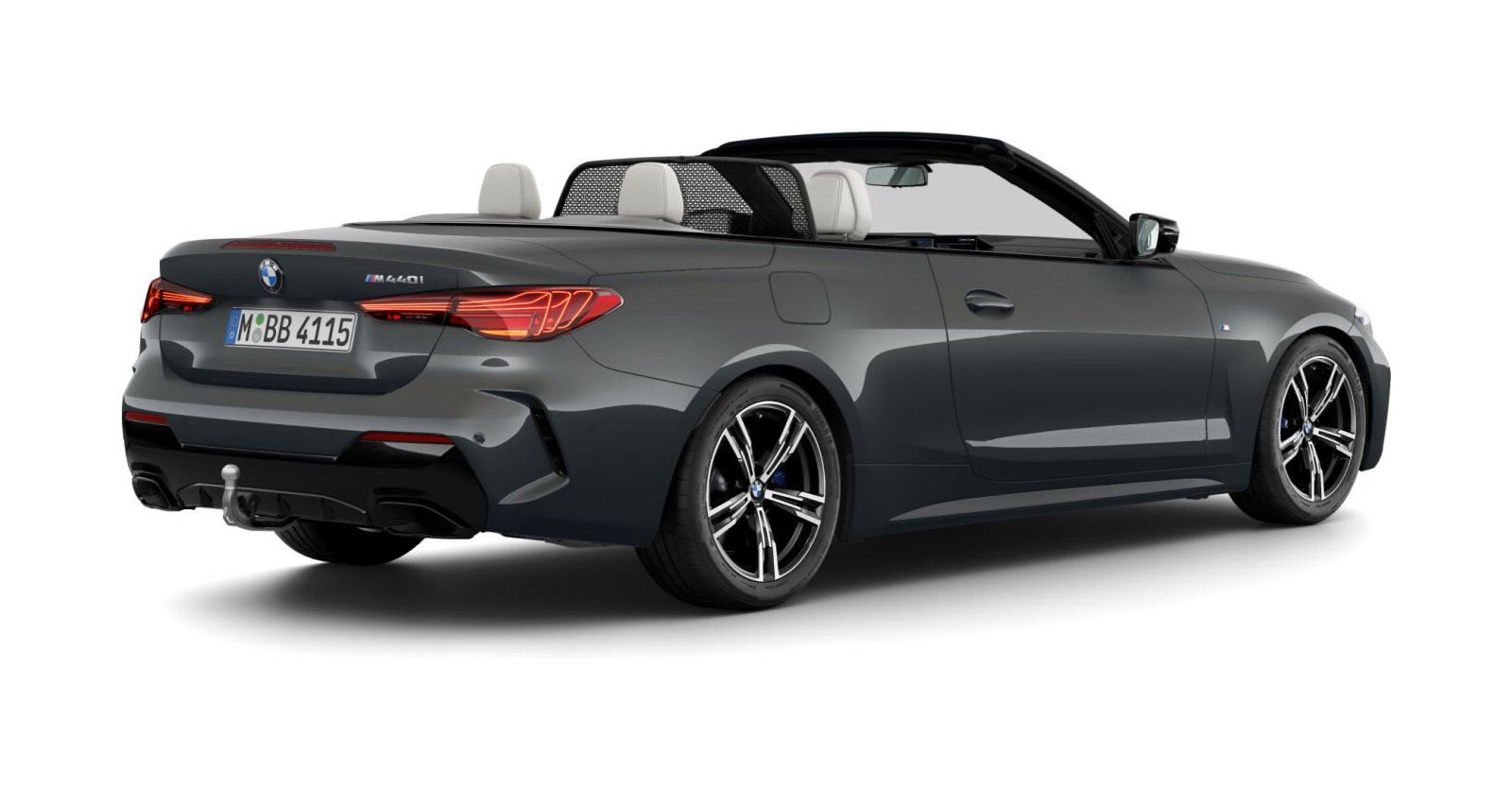 BMW BMW 4er in Grau von hinten BMW BMW 4er in Grau von hinten