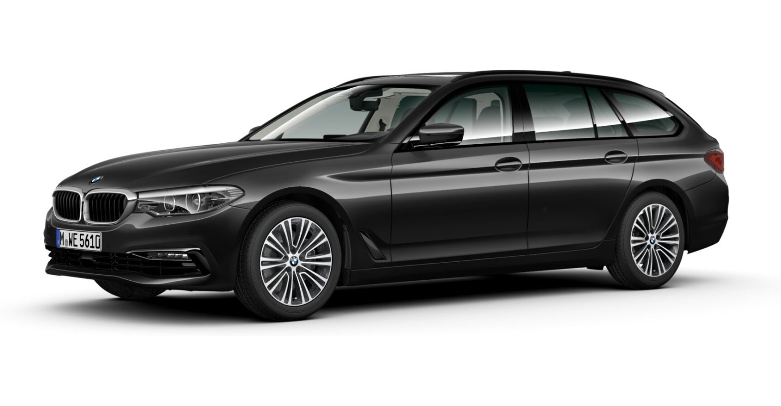BMW BMW 5er in Grau von vorne BMW BMW 5er in Grau von vorne