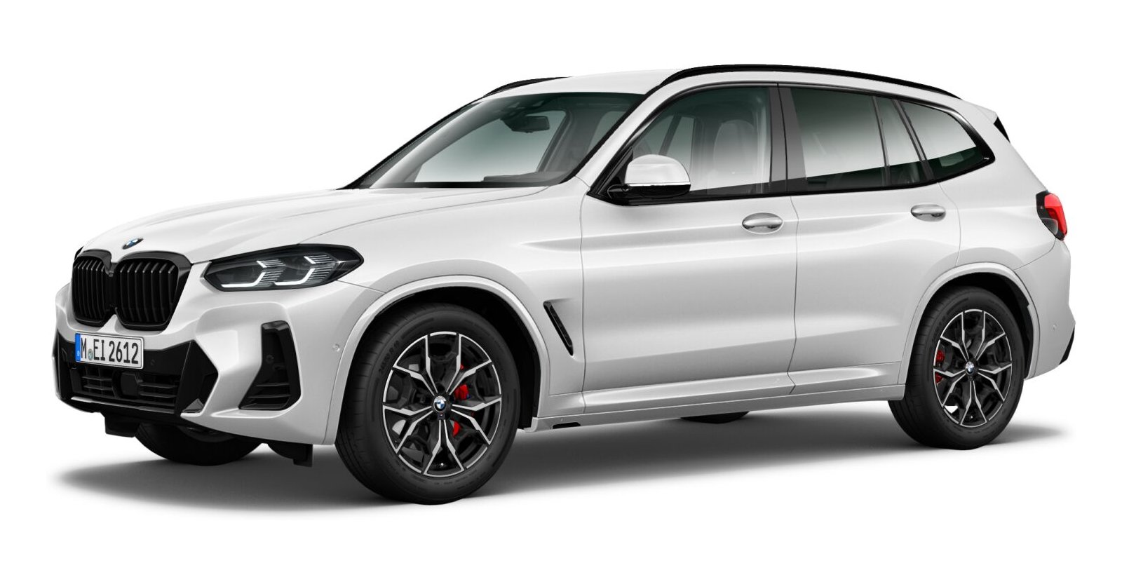 BMW X3 xDrive 30d in Weiß von vorne