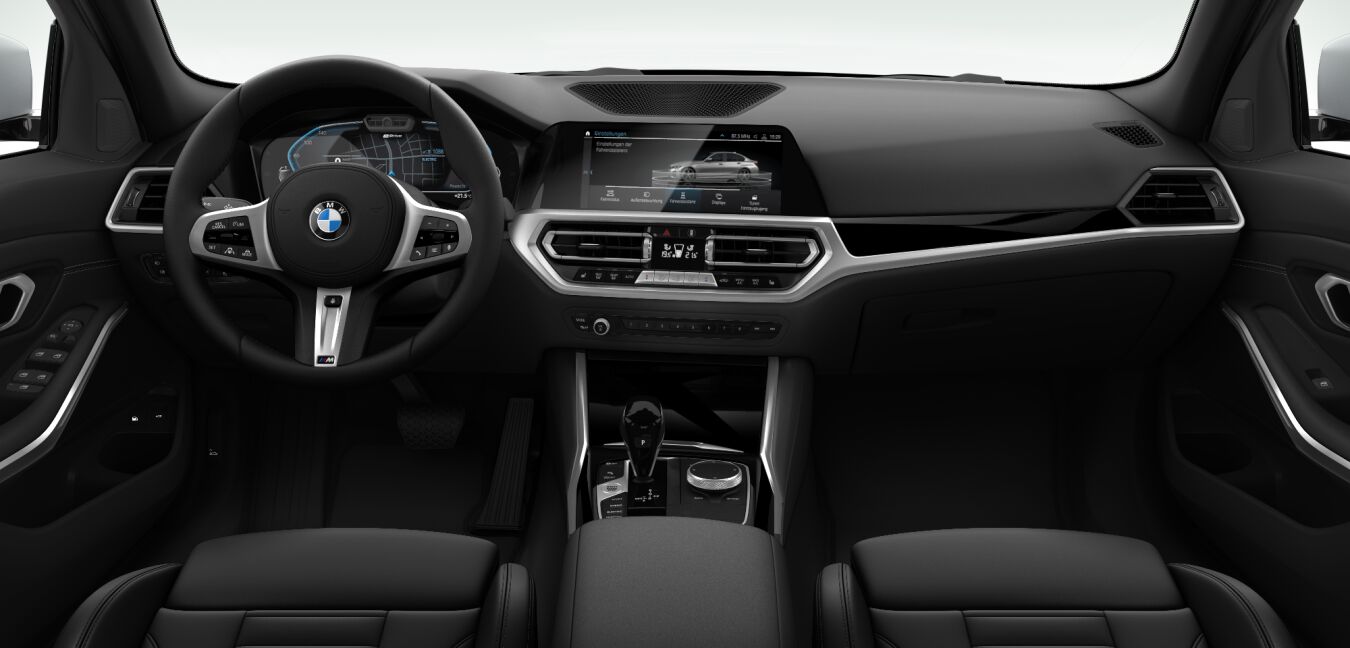 BMW BMW 3er im Innenraum von vorne BMW BMW 3er im Innenraum von vorne
