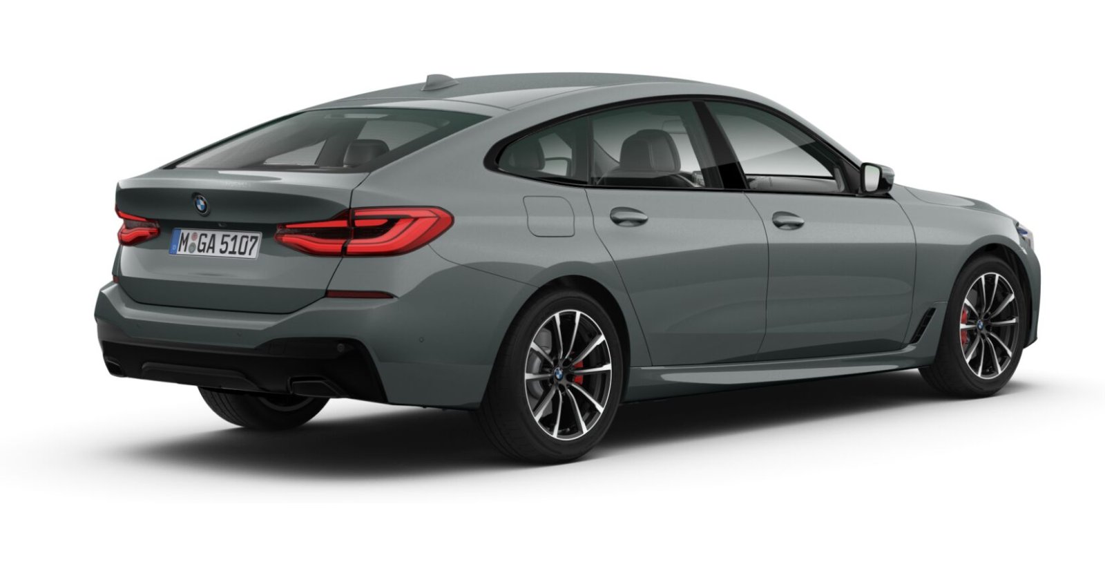 BMW BMW 6er in Grau von hinten BMW BMW 6er in Grau von hinten