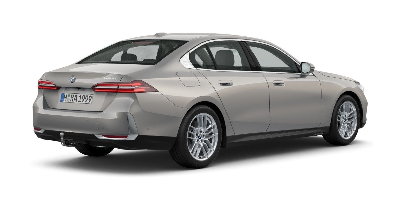 BMW BMW 5er in Grau von hinten BMW BMW 5er in Grau von hinten
