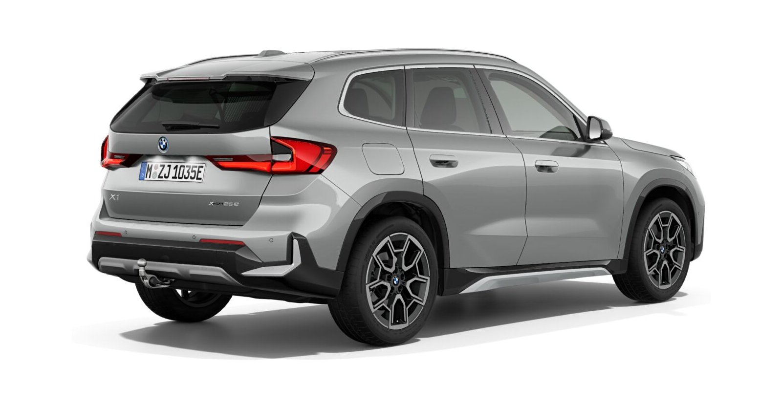 BMW BMW X in Grau von hinten BMW BMW X in Grau von hinten