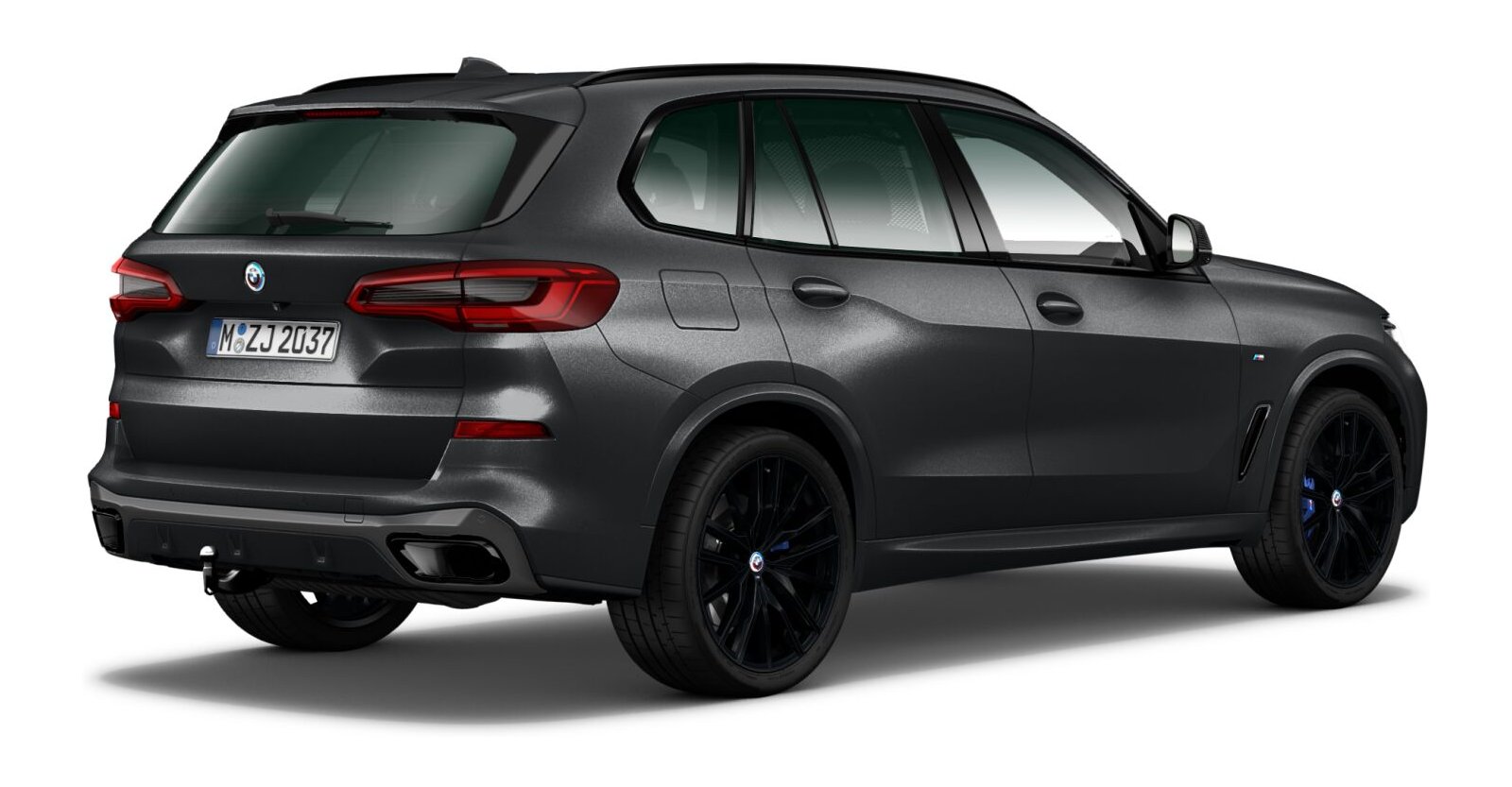 BMW BMW X in Grau von hinten BMW BMW X in Grau von hinten
