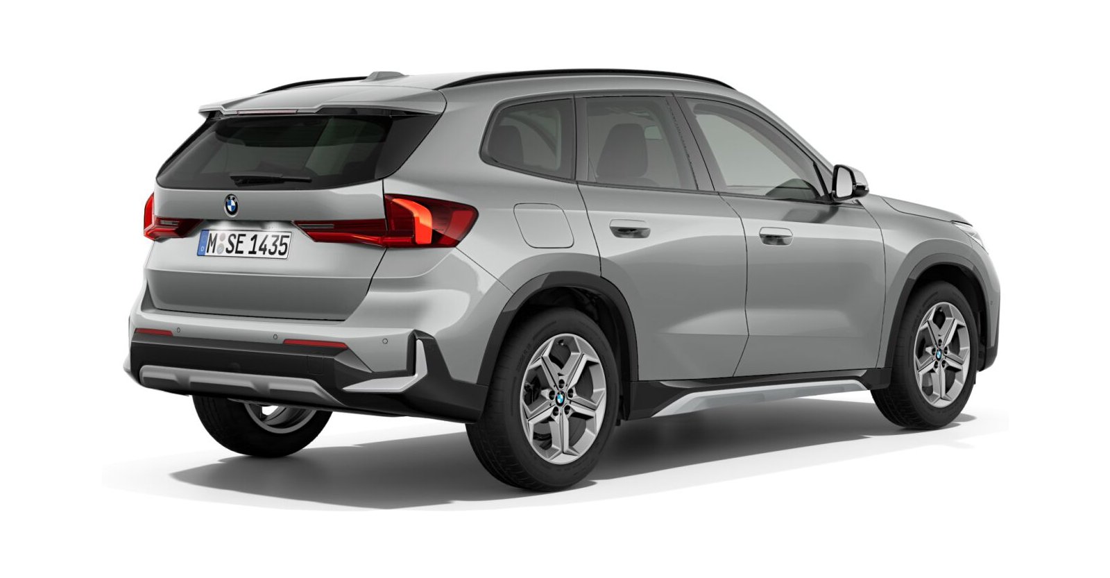 BMW BMW X in Grau von hinten BMW BMW X in Grau von hinten