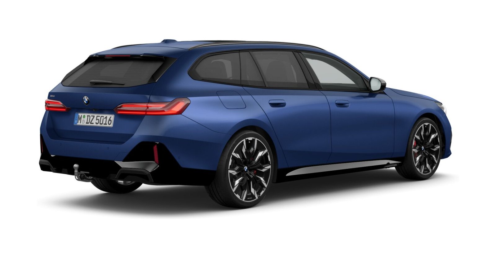BMW BMW 5er in Blau von hinten BMW BMW 5er in Blau von hinten