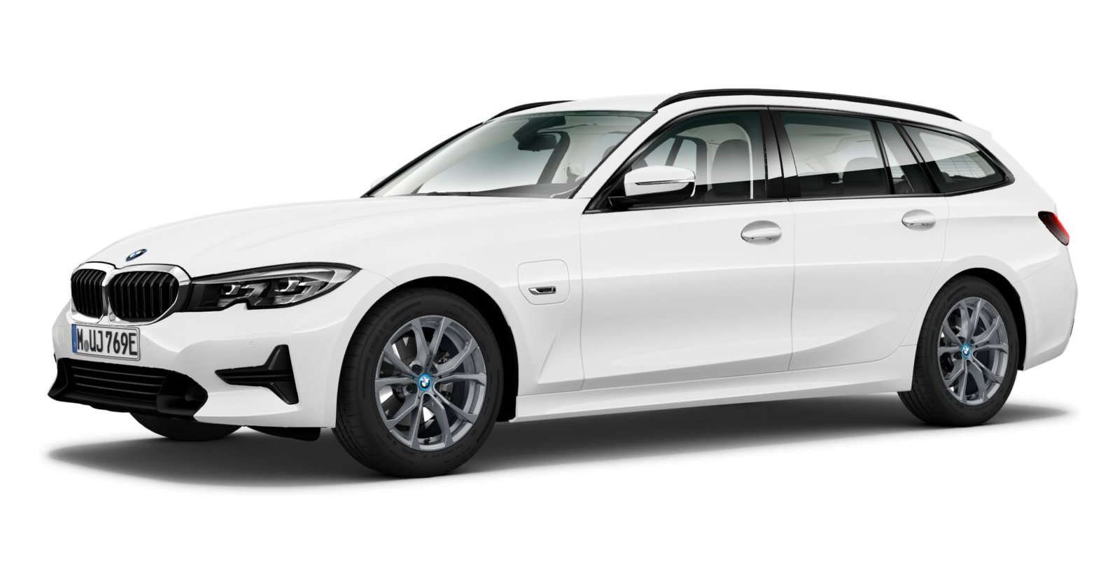 BMW BMW 3er in Weiß von vorne BMW BMW 3er in Weiß von vorne