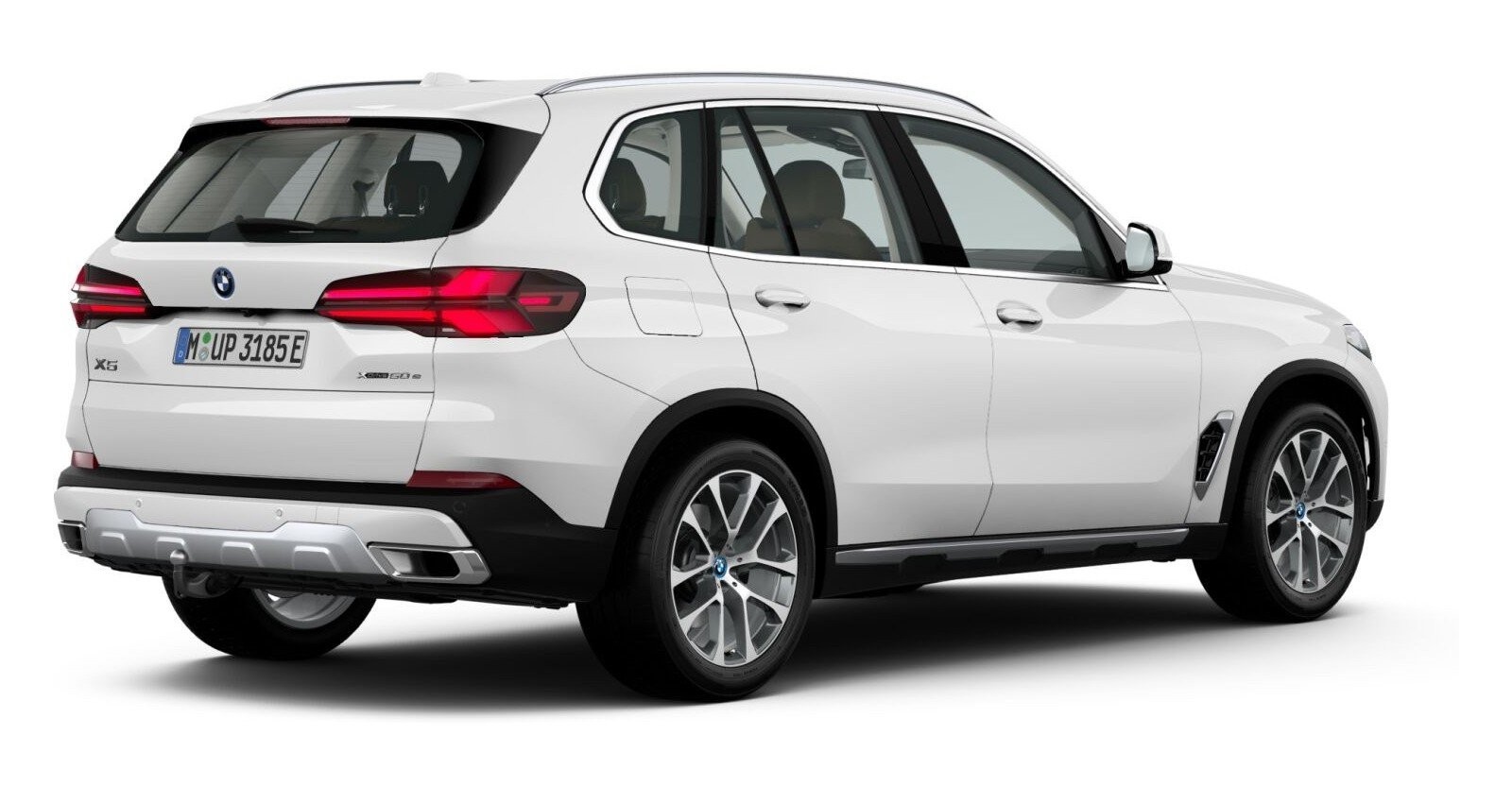 BMW BMW X in Weiß von hinten BMW BMW X in Weiß von hinten