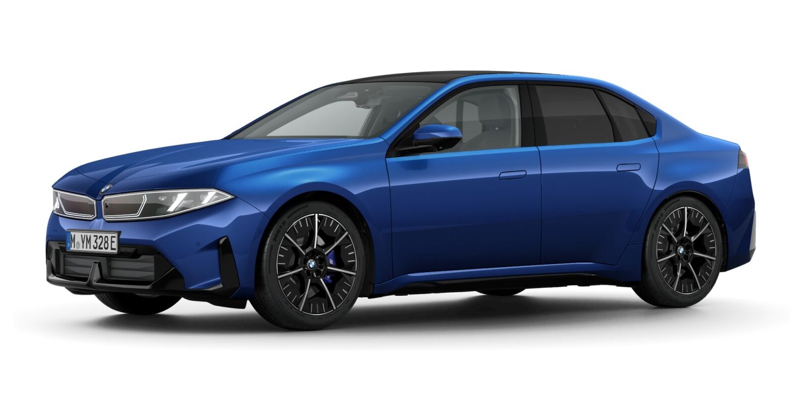 BMW i3 50 xDrive in Blau von vorne BMW i3 50 xDrive in Blau von vorne