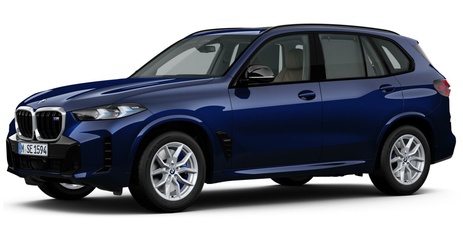 BMW BMW X in Blau von vorne BMW BMW X in Blau von vorne