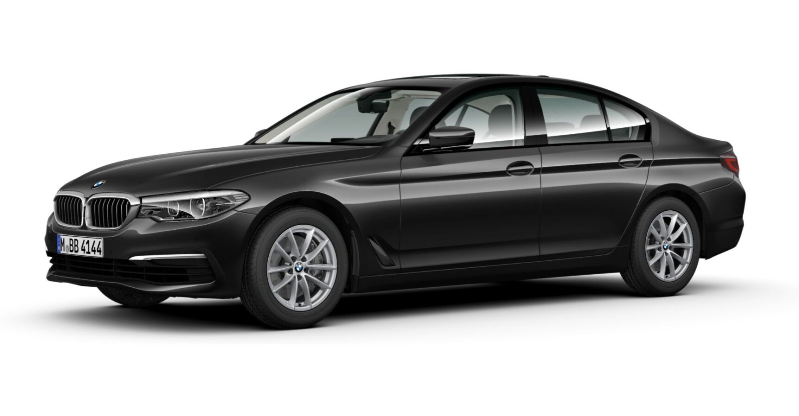 BMW BMW 5er in Grau von vorne BMW BMW 5er in Grau von vorne