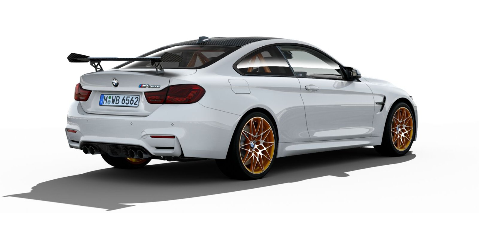 BMW BMW M in Weiß von hinten BMW BMW M in Weiß von hinten