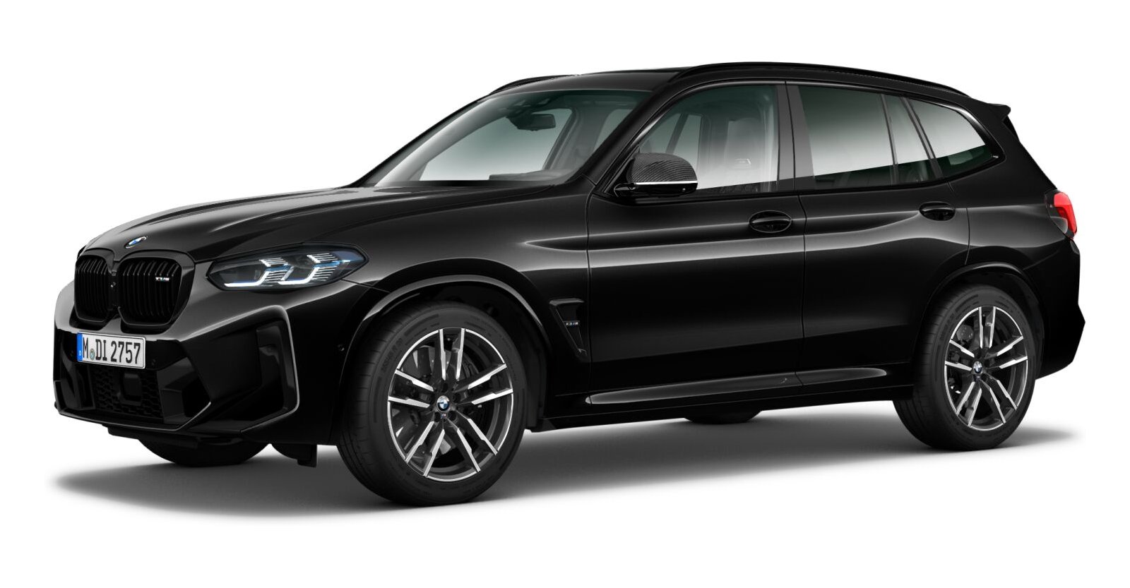 BMW BMW M in Schwarz von vorne BMW BMW M in Schwarz von vorne